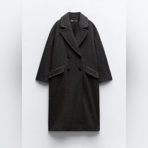 Zara Oversized Soft Textured Coat